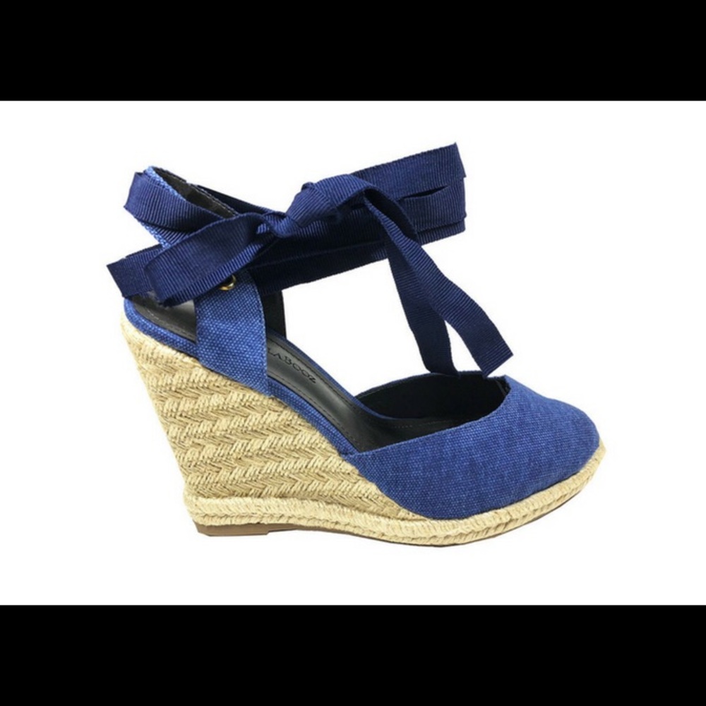 Brazilian Wedge Heel Denim